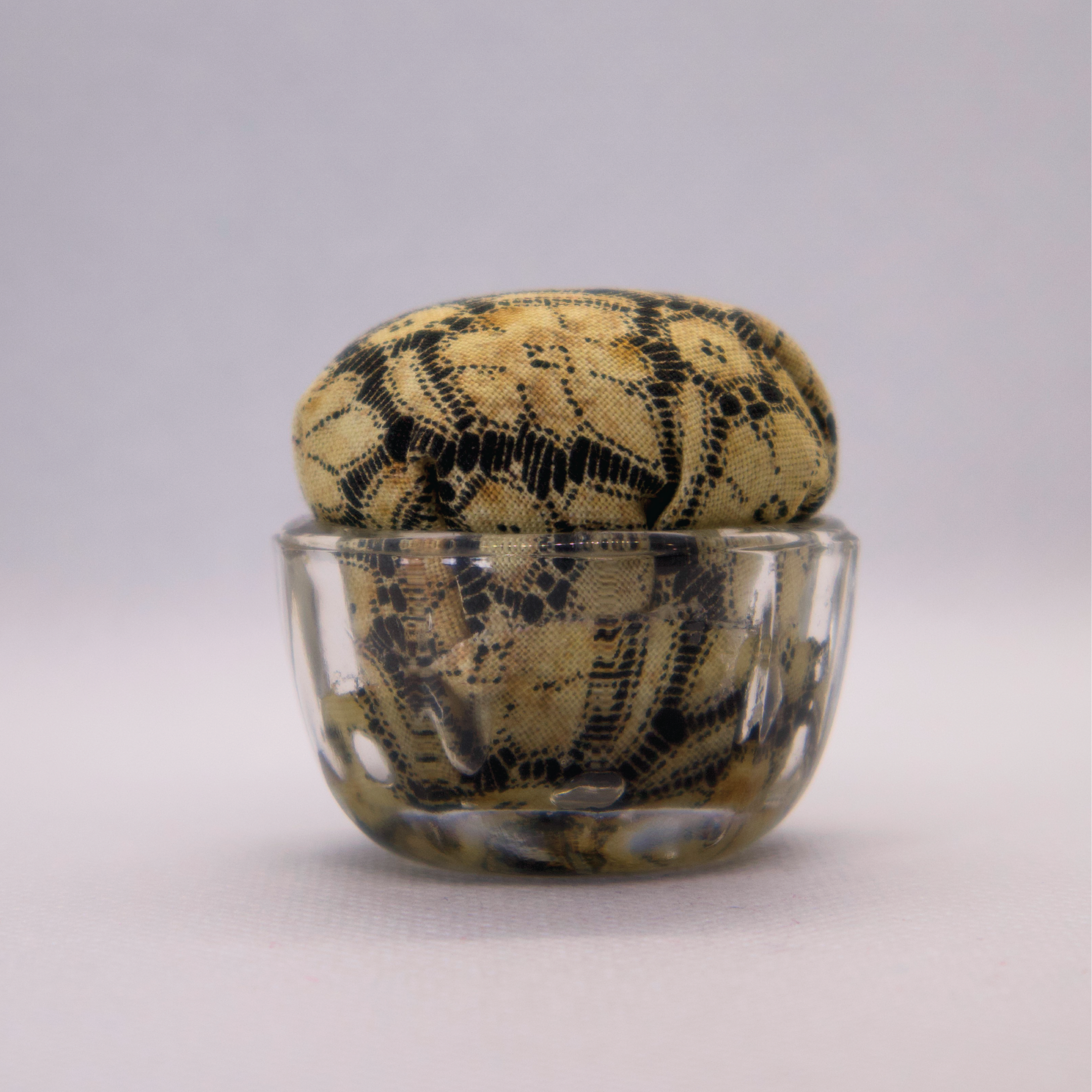 Tim Holtz Lace Pincushion in Clear Round