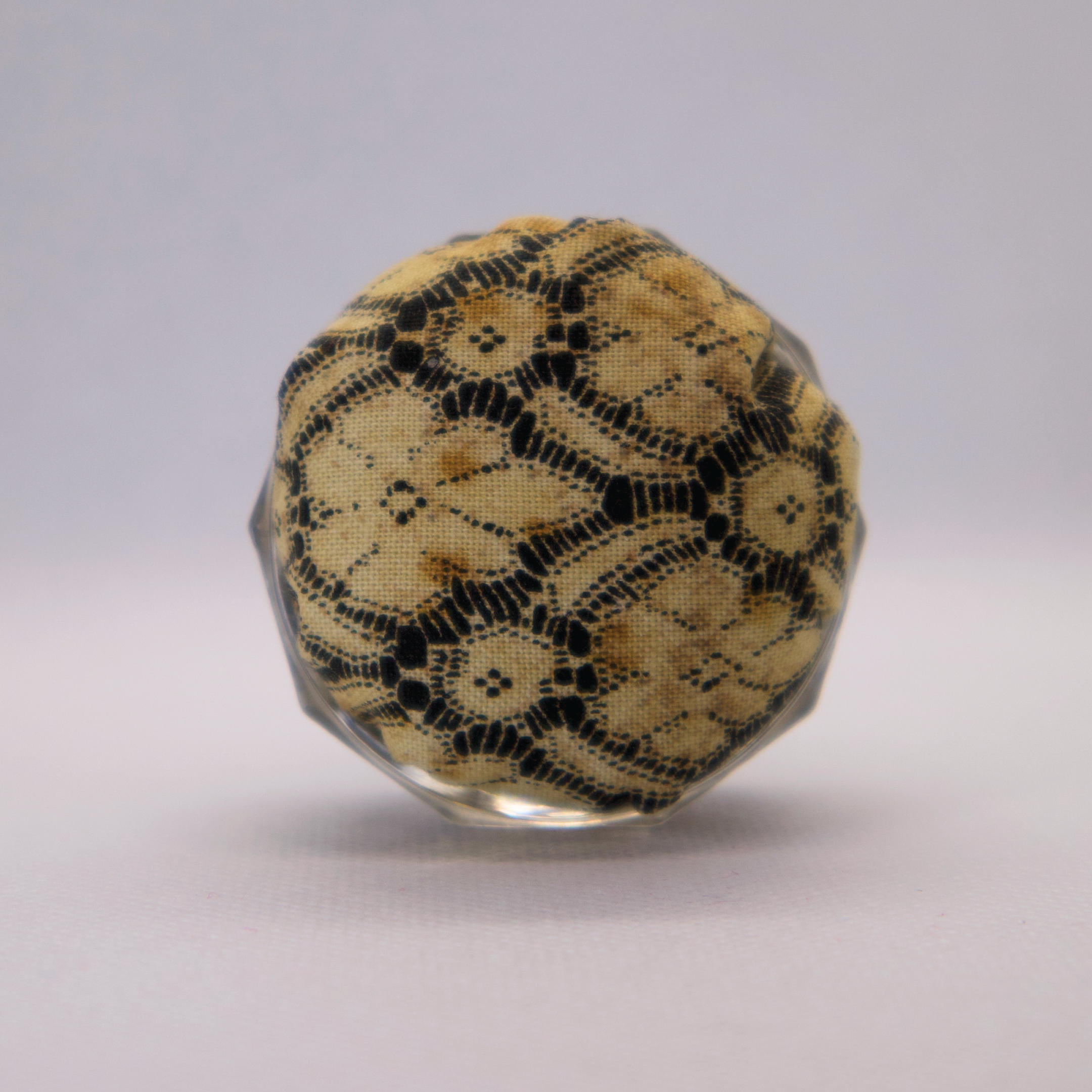 Tim Holtz Lace Pincushion in Clear Round