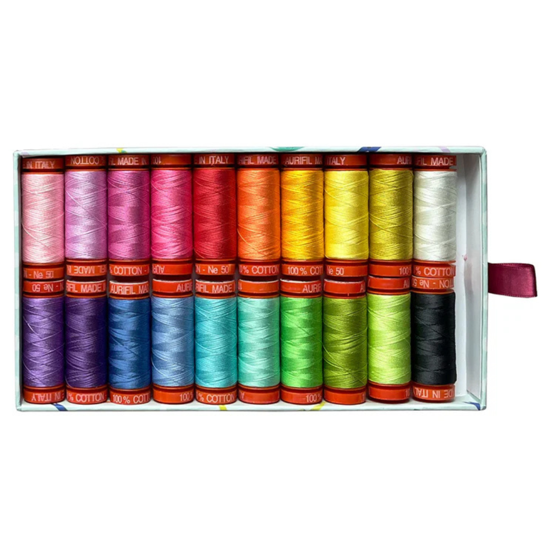 Legendary 50wt Thread Collection by Tula Pink for Aurifil - 20 Small Spools {Preorder}