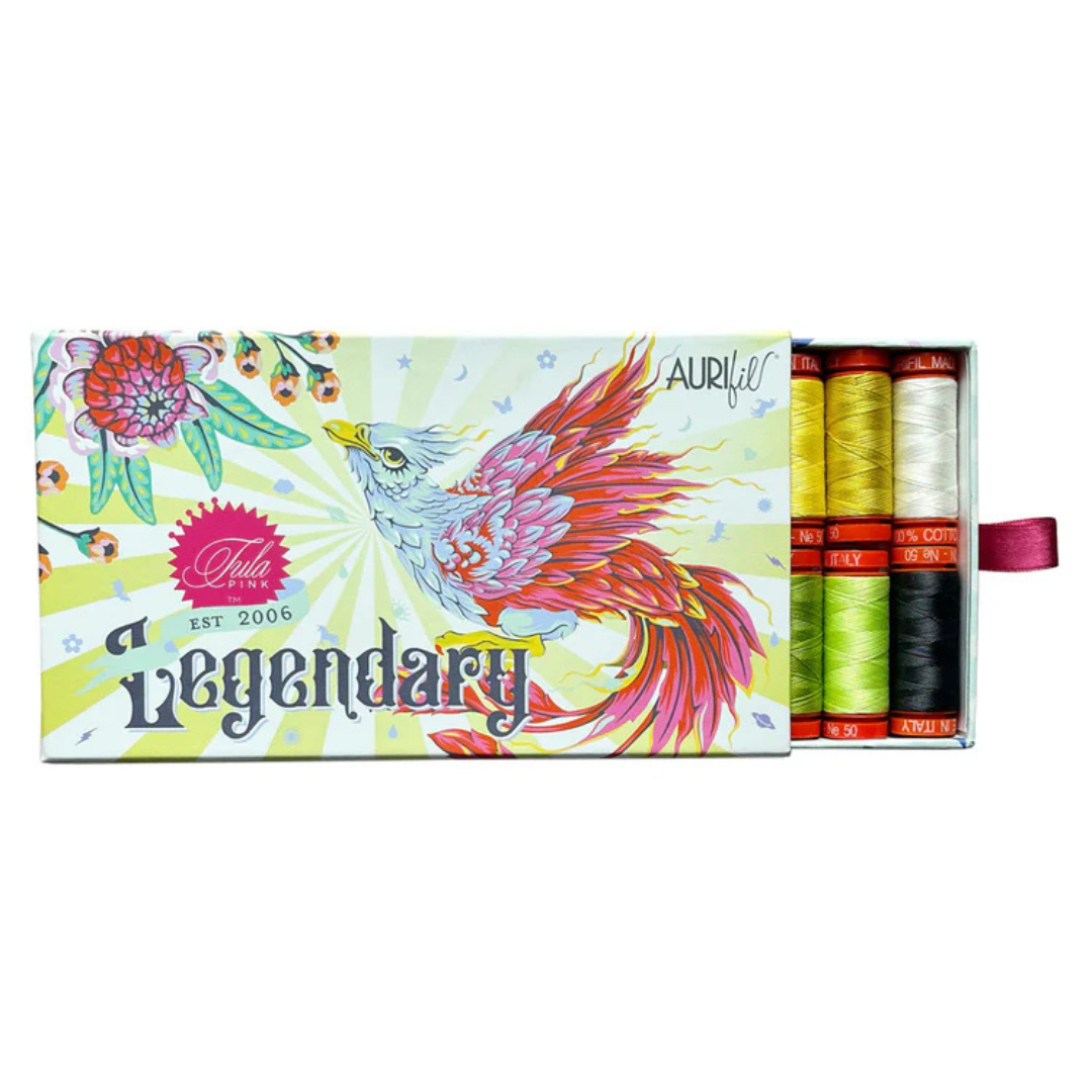 Legendary 50wt Thread Collection by Tula Pink for Aurifil - 20 Small Spools {Preorder}