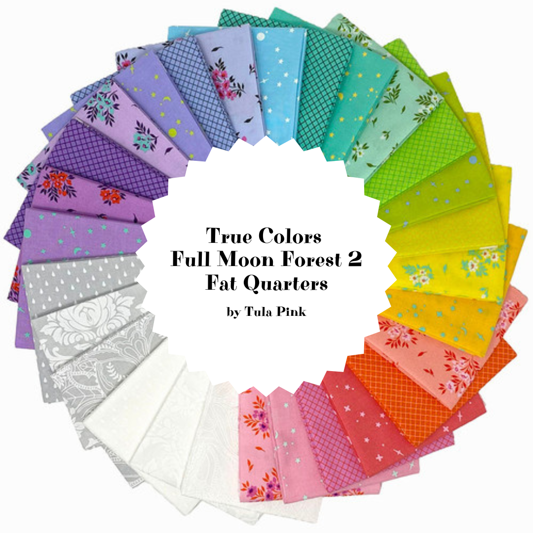 Tula Pink Full Moon Forest 2 – Coordinating True Colors Fat Quarter Bundle