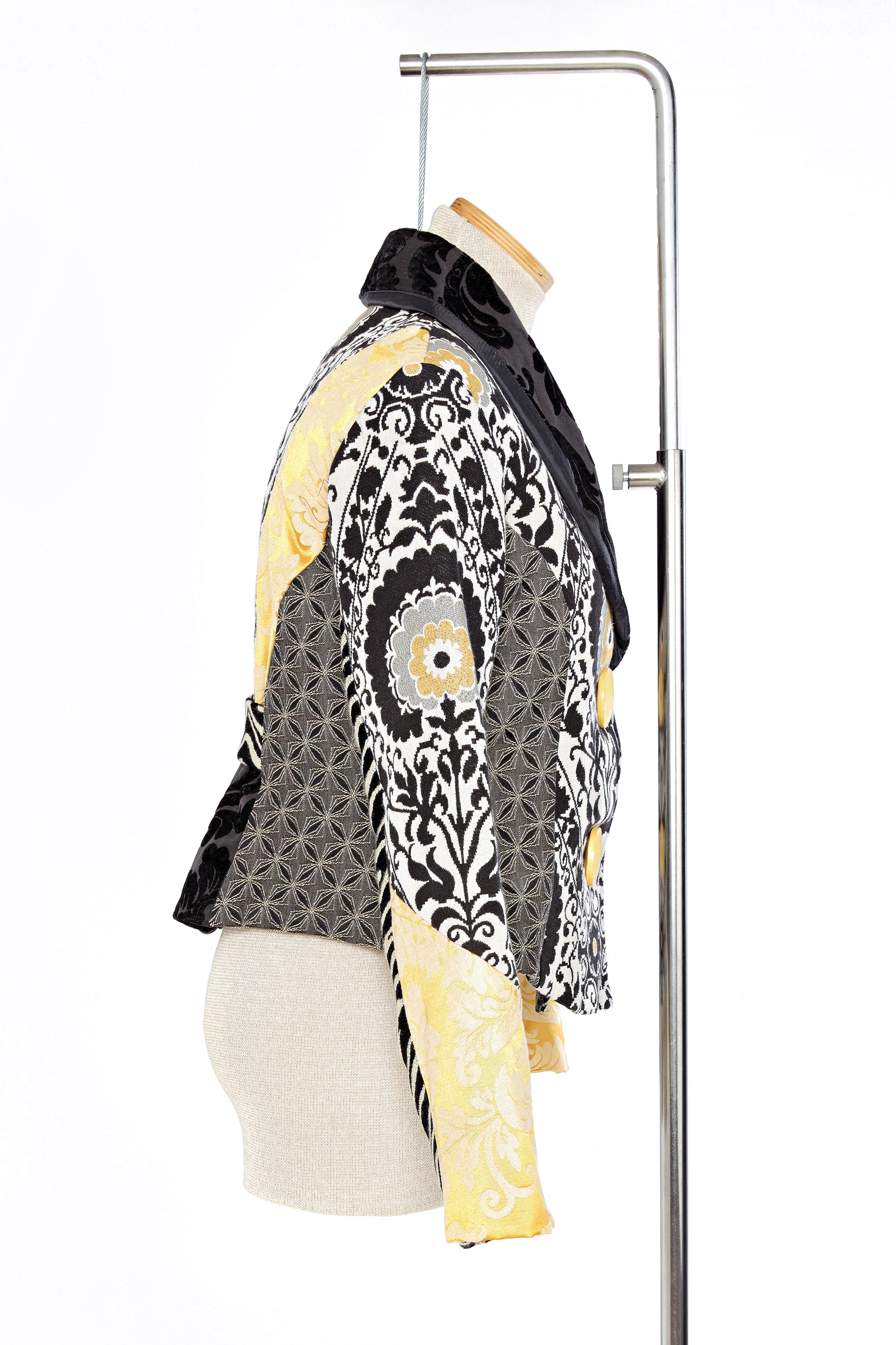 Black Gold Short Jacket - Profile
