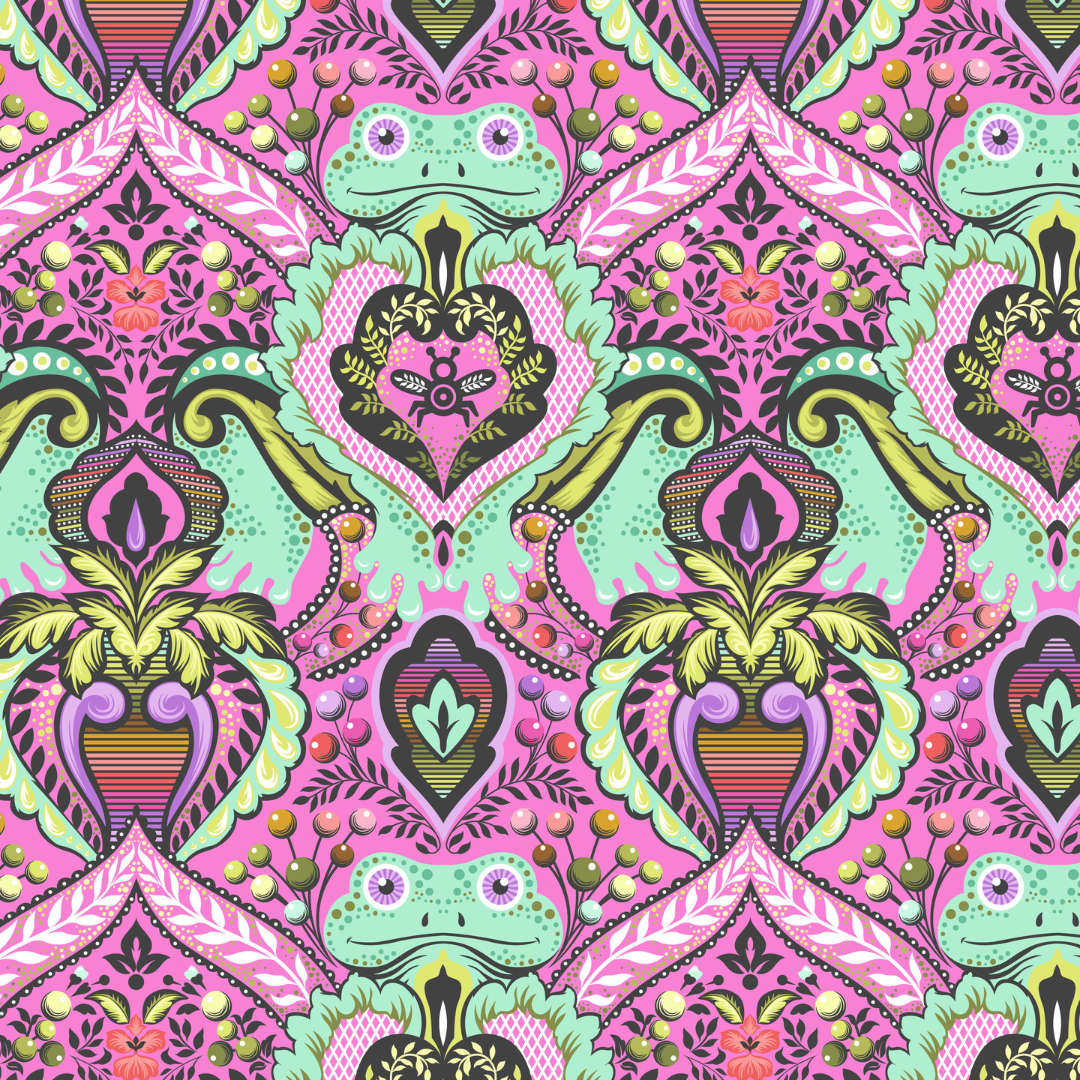 Frog Prince in Gumball - Prince Charming Déjà Vu by Tula Pink - Half Yard Fabric {Preorder}
