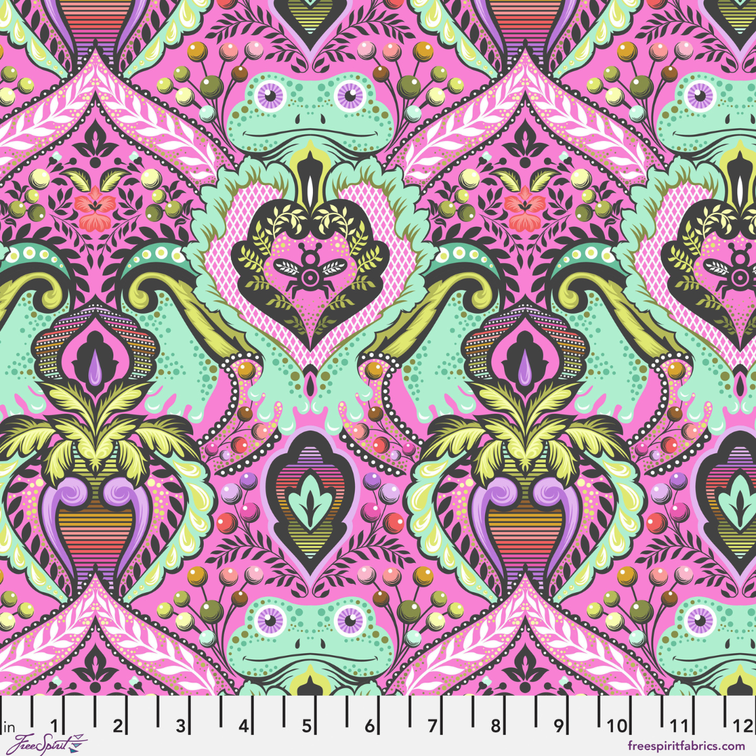 Frog Prince in Gumball - Prince Charming Déjà Vu by Tula Pink - Half Yard Fabric {Preorder}