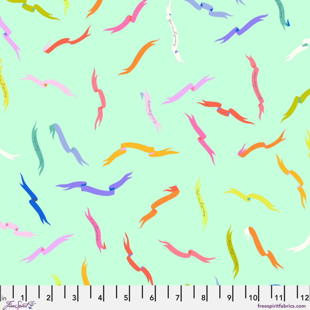 Gentle Reminder in Stardust - Legendary by Tula Pink - Half Yard Fabric {Preorder}