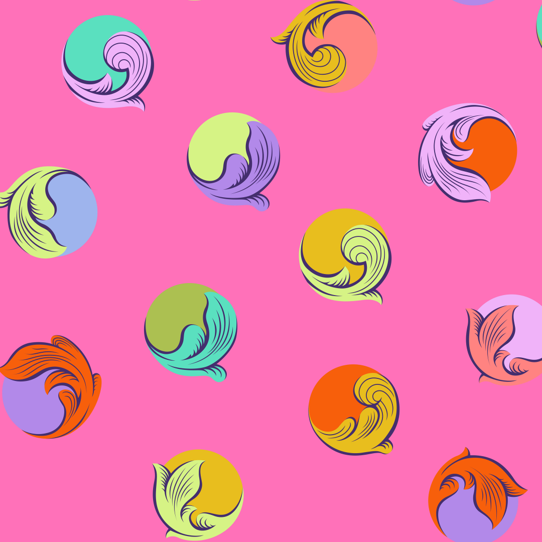 Gumball in Sugar Plum - Legendary by Tula Pink - 108" Wide Cotton Sateen Backing {Preorder}