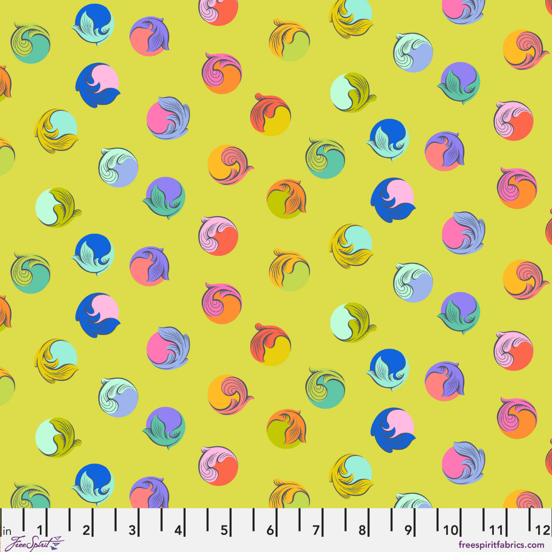 Gumdrop in Apple - Legendary by Tula Pink - Half Yard Fabric {Preorder}