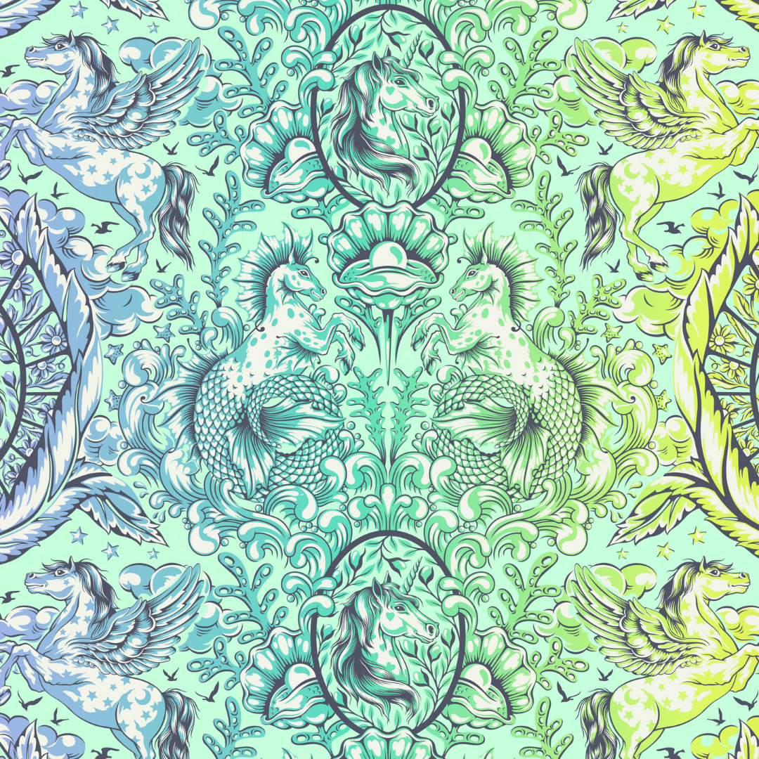 Pony Tales in Stardust - Legendary by Tula Pink - Half Yard Fabric {Preorder}