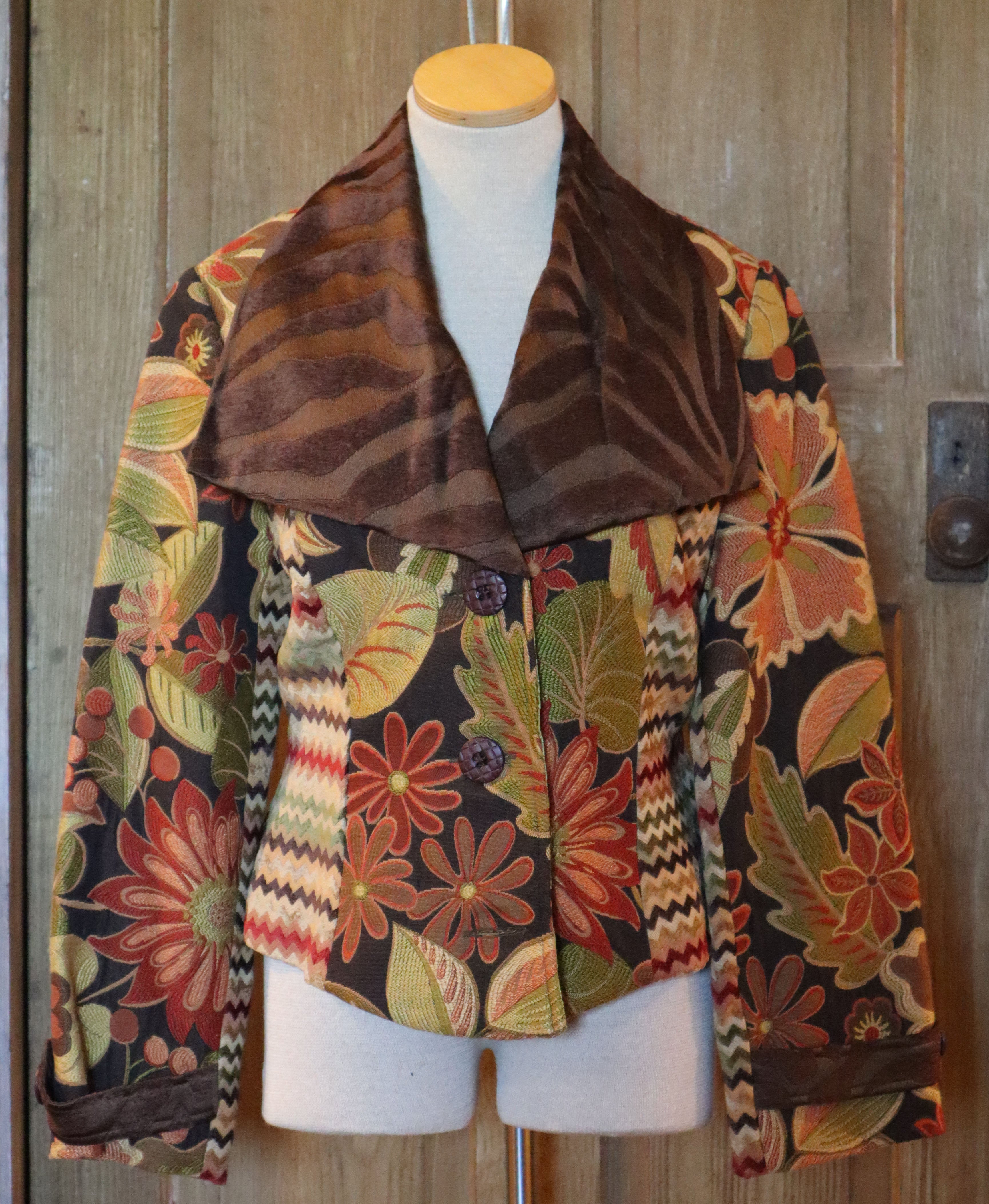 Brown Fall Floral - Front