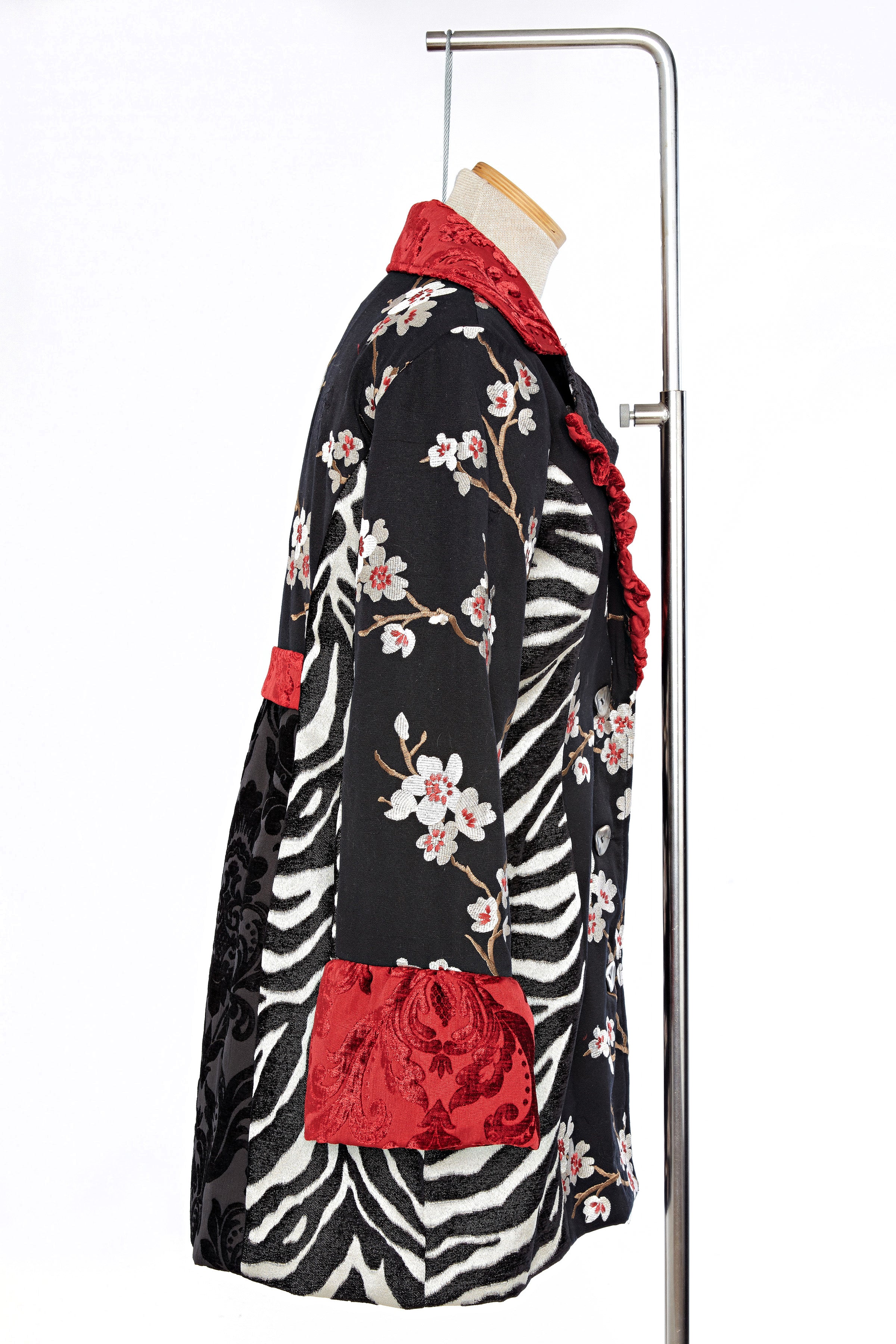 Cherry Blossom Long Jacket - Profile