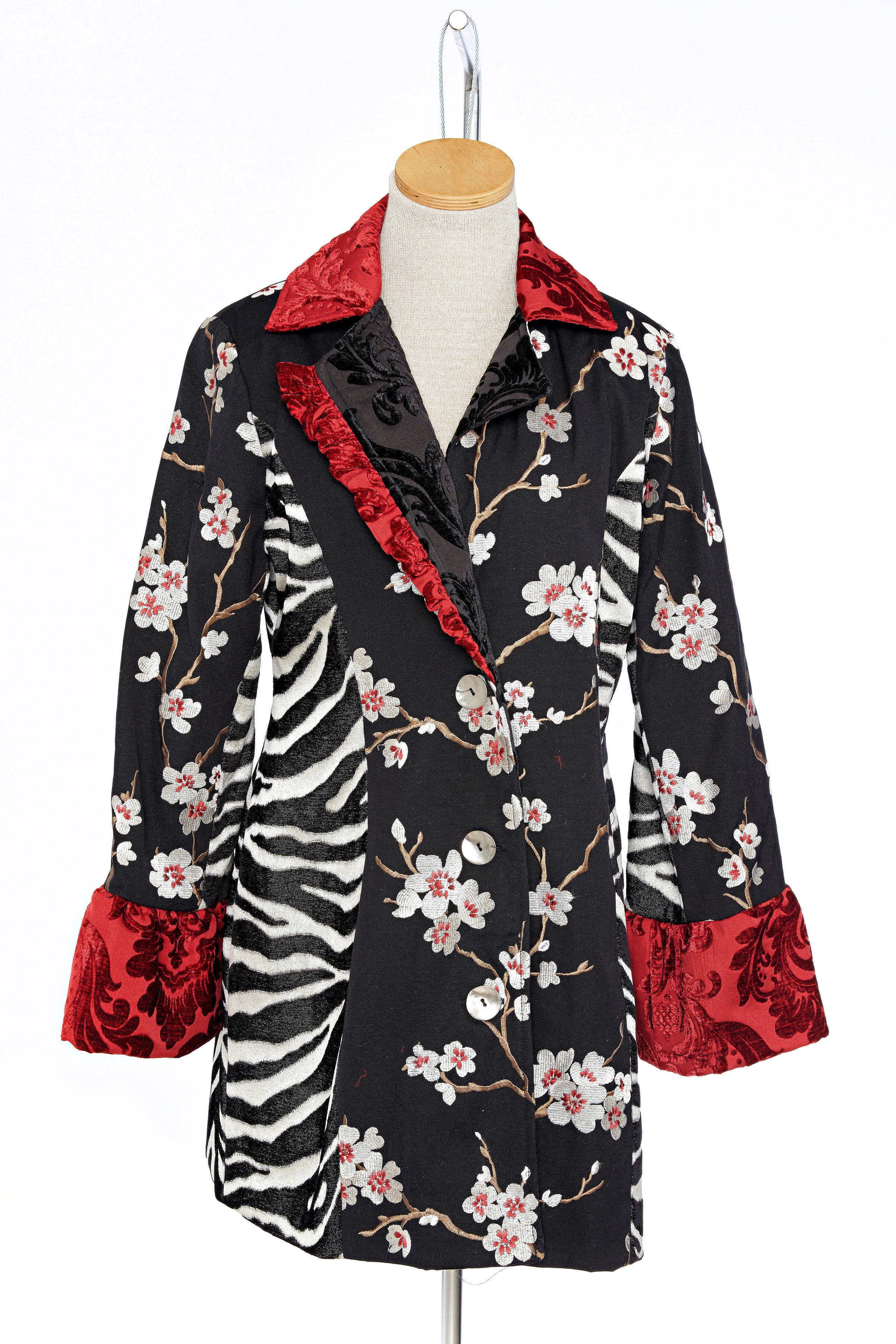 Cherry Blossom Long Jacket - Front