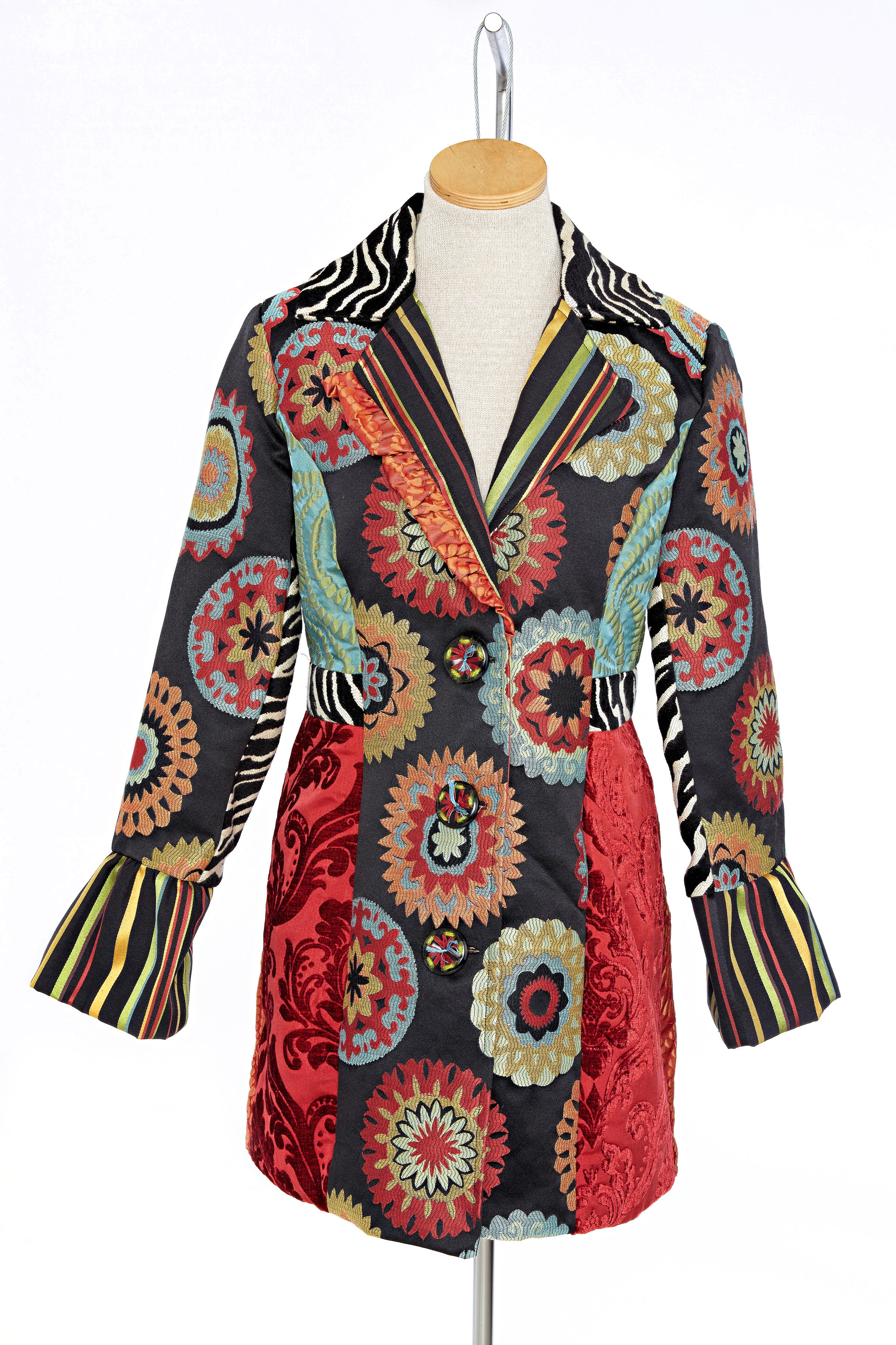 Suzani Long Jacket - Front